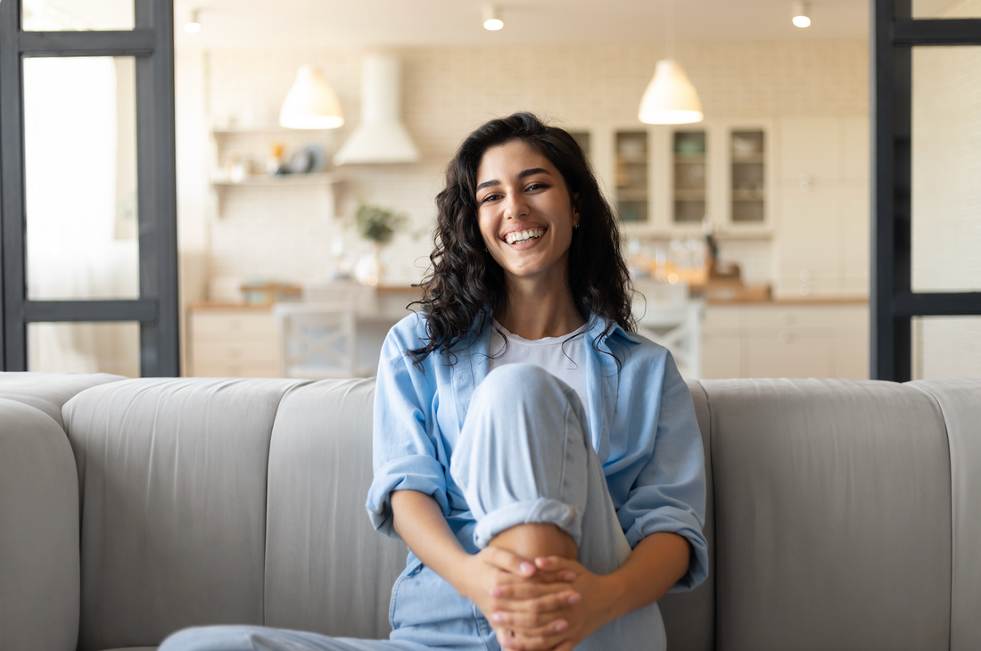 Woman reviewing female fertility hormone panel results