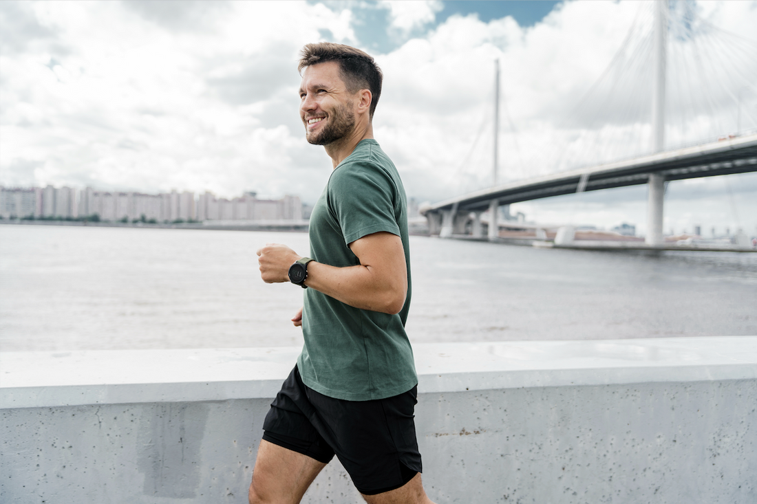 Man learning about testosterone testing and male health