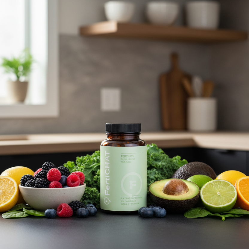Male Fertility Supplement - Lifestyle Counter Shot