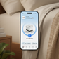 YO Sperm Test App on Phone - Bedroom Lifestyle